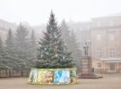 Город Ясиноватаяпосле новогодних праздников и накануне Рождества