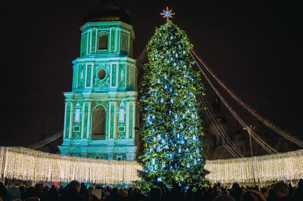 Елка Киева вошла в десятку самых красивых елок мира