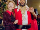 Ненсі Рейган та пан Т. на Різдво, США