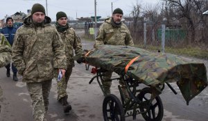 Україна передала "ЛНР" тіла ліквідованих терористів. Фото: Прес-центр штабу АТО