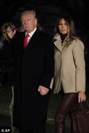 Дональд Трамп и его жена Мелания никогда не издавались счастливой парой