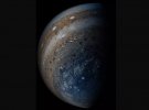Юпитер, сфотографирован космическим зондом "Юнона"