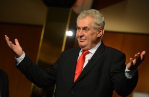 Милош Земан лидирует на выборах президента Чехии. Фото: телеканал Прямий