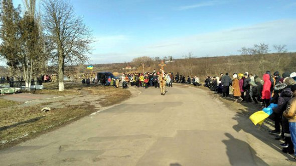 Похорони бійця 57 бригади Віктора Сухіна