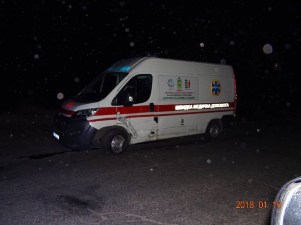На Закарпатье произошла  автомобильная авария с участием "скорой"
