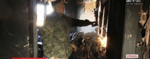 На Киевщине сгорел дом участника АТО Тимофея Бутылина. Фото: ТСН