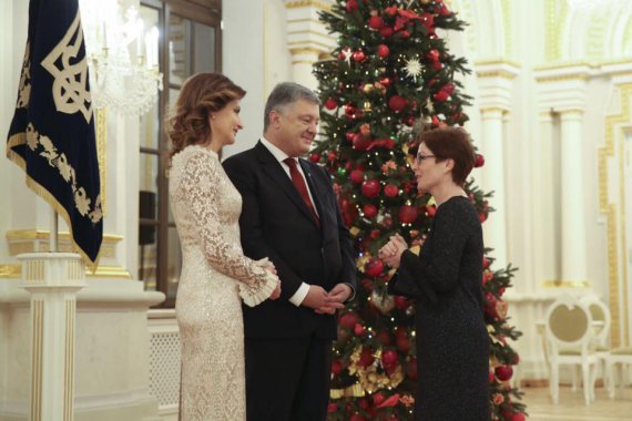 В Мариинском дворце состоялся официальный прием президента Украины Петра Порошенко