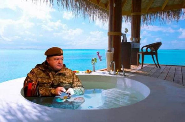 Президент Петр Порошенко неделю отдыхал на самой дорогой вилле курорта