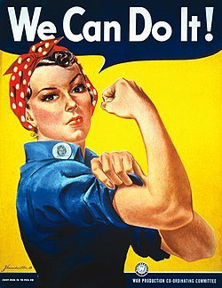 Плакат Дж. Говарда Миллера «We Can Do It!»