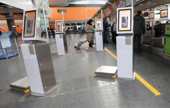 Стойки для регистрации багажа установили в аэропорту "Борисполь"
