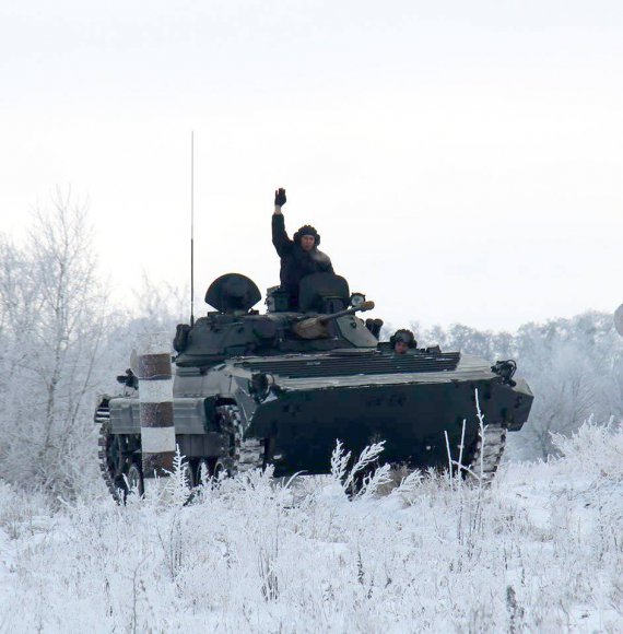 Воинов 72 ОМБр им. Черных Запорожцев готовят к бою на Великополовецком полигоне в Киевской области