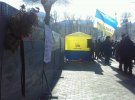 В Виннице митингуют против сноса бюста Тараса Шевченко