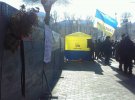 У Вінниці мітингують проти знесення погруддя Тарасу Шевченку