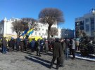 У Вінниці мітингують проти знесення погруддя Тарасу Шевченку