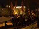 Марш памяти белоруса Михаила Жизневский, который погиб во время Революции Достоинства