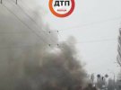 Масштабне ДТП з пожежею в Києві на Заболотного