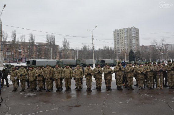 Мариуполь встретил 56 бригаду, которая теперь будет базироваться в городе