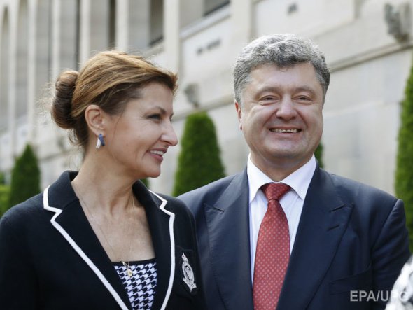 Петро Порошенко з дружиною Мариною