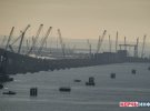 Строительство «Крымского моста» в оккупированной Керчи