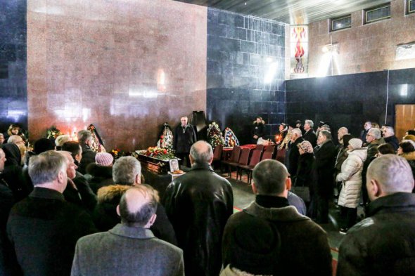 У відспівуванні архітектора відновленого Успенського собору лаври брала участь братія обителі