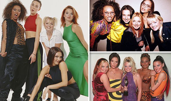 Учасниці британського поп-гурту  Spice Girls 