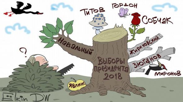 Російські вибори в одній карикатурі