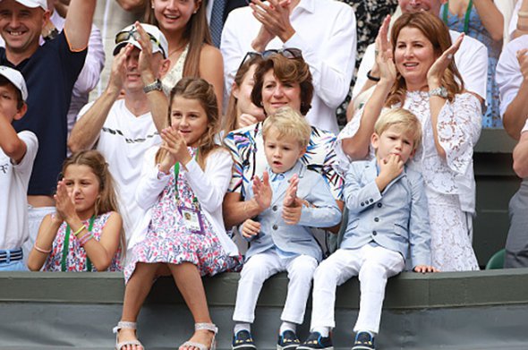 Жена и дети - наибольшая поддержка Роджера Федерера