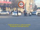 В Киеве на улице Автозаводской водитель миникупера на скорости сбил пешехода