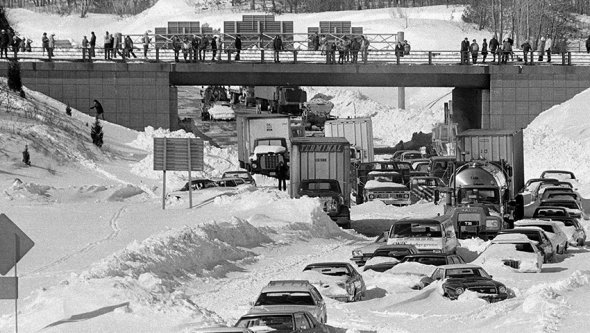 3. Бостон, США, 1978 - 69 самнтиметрів снігу