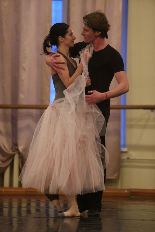 Прима Наталія Мацак на репетиції