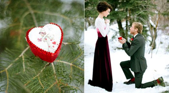 Именно в День святого Валентина делают больше предложений руки и сердца
