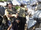 Украинские бойцы на передовых позициях в Марьинке. Сентябрь 2015