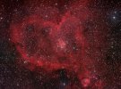 Туманність Серце в сузір'ї Кассіопея