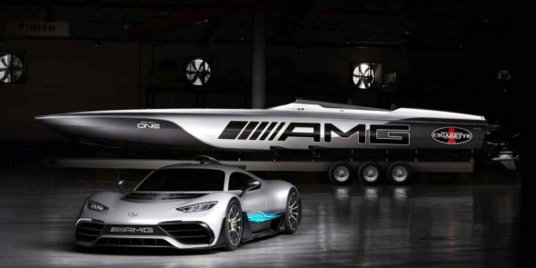 AMG разработал быстрый катер в духе Project One 
