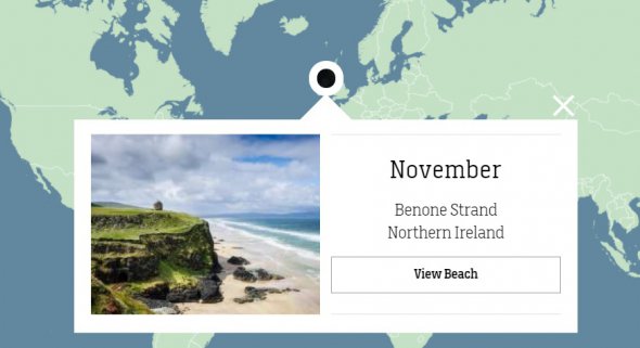 Журналисты составили карту лучших пляжей мира в год