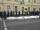 Марш прихильників Саакашвілі охороняють поліцейські