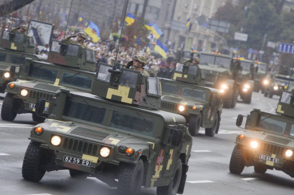 Украинская военная техника на параде в Киеве, День Независимости, 24 августа 2016 года