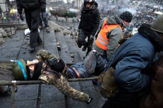 20 февраля 2014 в центре Киева погибло более 50 митингующих