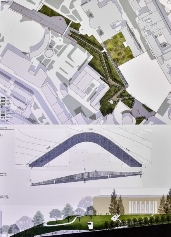 Победителем конкурса проектов на лучшее проектное предложение по Музея Революции достоинства стал проект двух львовянок Ирины Волынец и Марии Процик.