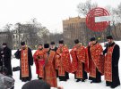 Священники освятили место под музей Майдана