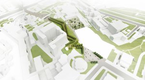 Проект Меморіалу Героїв Небесної сотні на вулиці Інститутській у Києві підготували архітектори Ірина Волинець і Марія Процик. Комплекс займатиме територію від майдану Незалежності до верхнього виходу із станції метро Хрещатик