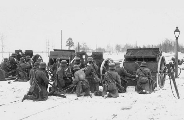 Наступление немецких войск на большевиков, 1918