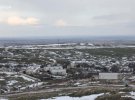 Пейзаж засніженого Криму.
