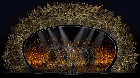 Сцену для вручения Оскара украсить в форме арку с 45 миллионами кристаллов