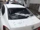 В Тернополе глыба снега упала на автомобиль, где была беременная женщина