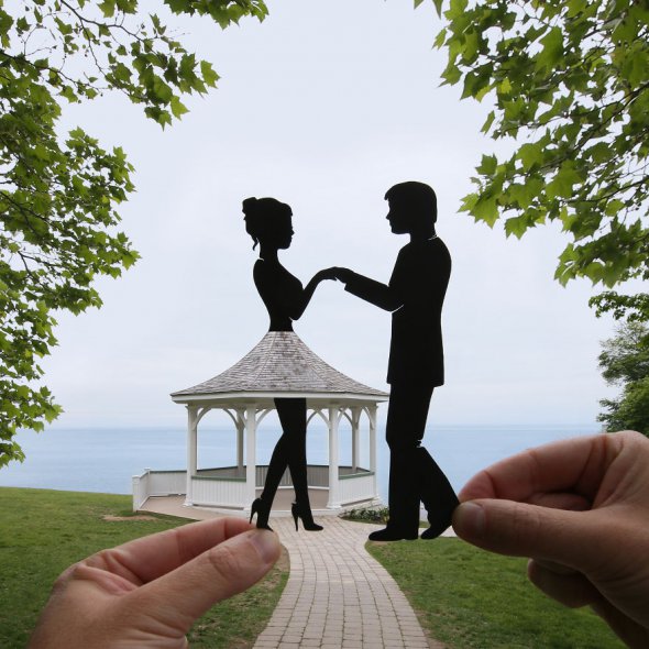 Звичні фото Рік МакКор доповнює трафаретами