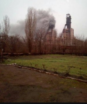 На Запорожской шахте произошел крупный пожар, есть пострадавшие. Фото: 061.ua