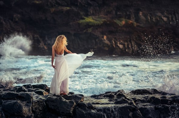 Свадьбу дизайнер устроила на канарском острове Тенерифе
