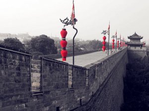 Стінами міста Сіань можна їздити на велосипеді