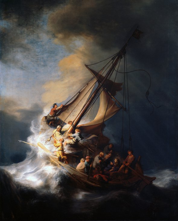 “Христос під час шторму у морі Галілейському”